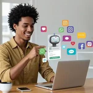 Manychat Manychat em ação nas redes sociais